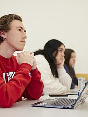 Students listening to a lecture